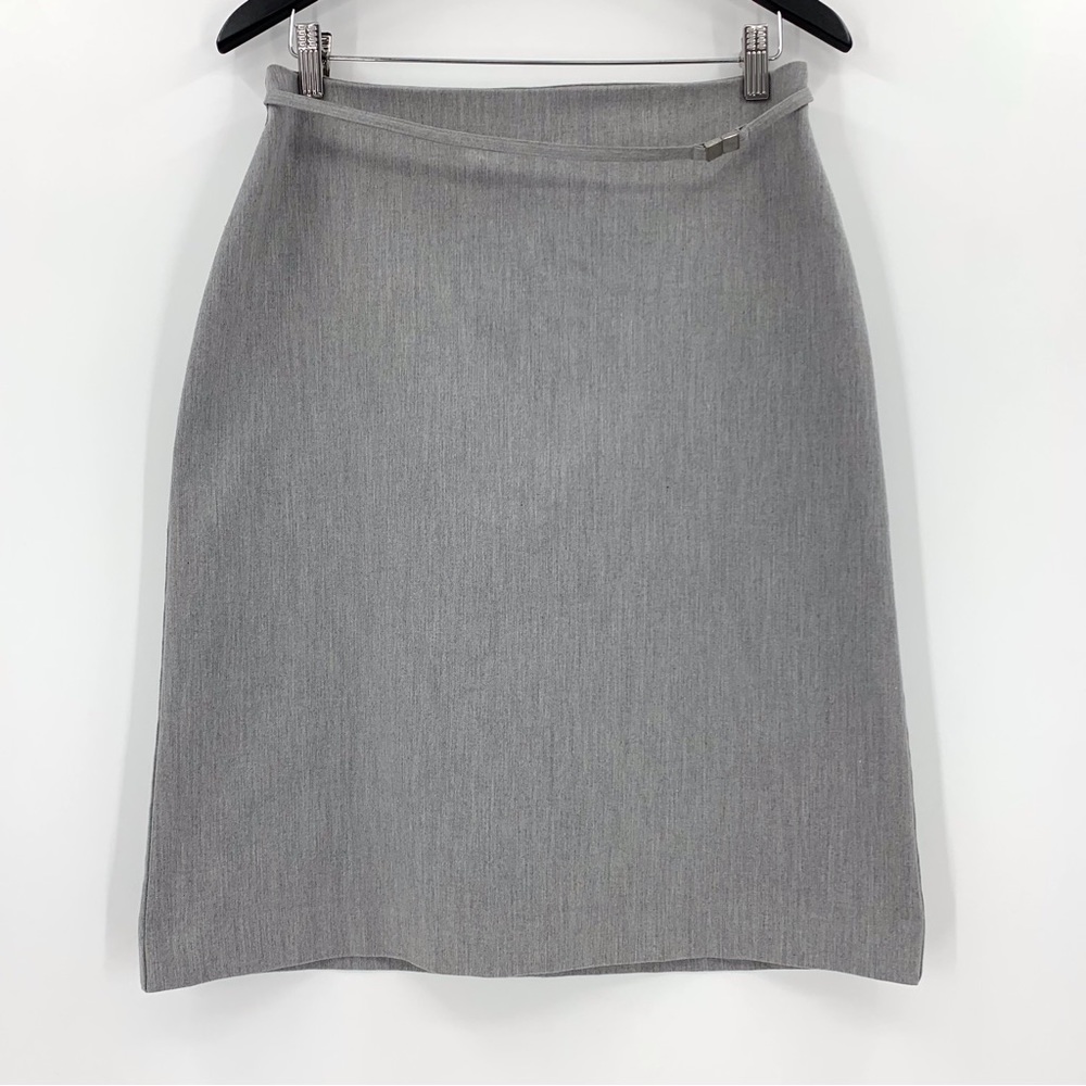 Gap Factory Vintage Grey Knee Length Pencil Skirt, 6